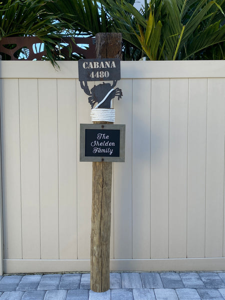 Steel Cabana Sign