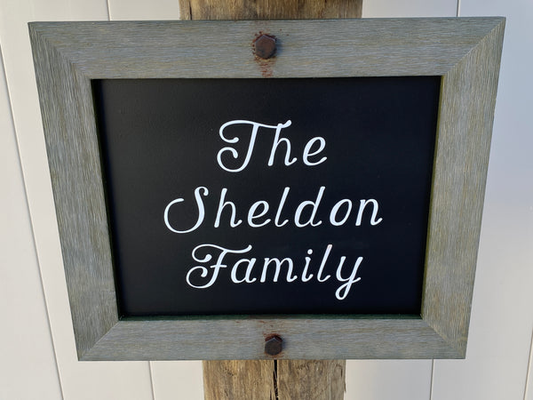 Steel Cabana Sign