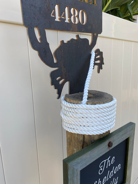 Steel Cabana Sign