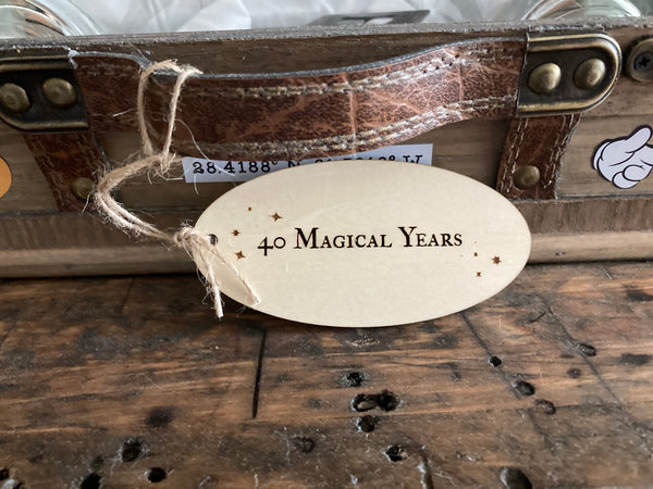 Vintage Suitcase Drink Set