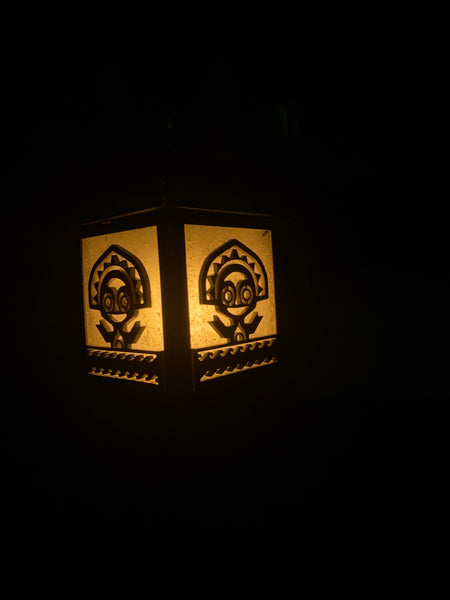 Polynesian-Inspired Outdoor Solar Lanterns