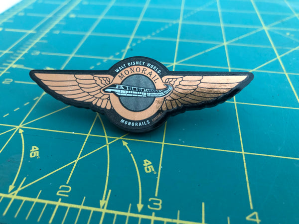 Monorail Wings Pin