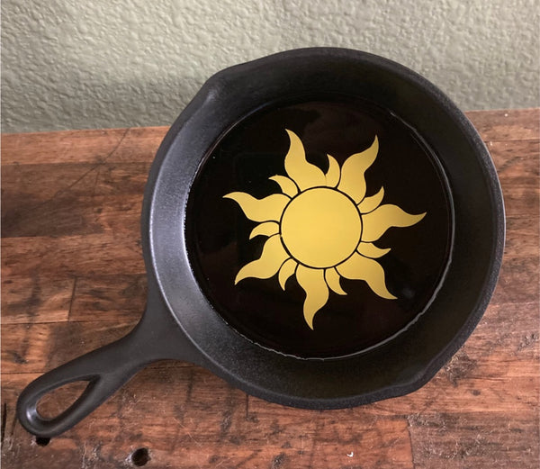Tangled-inspired coaster