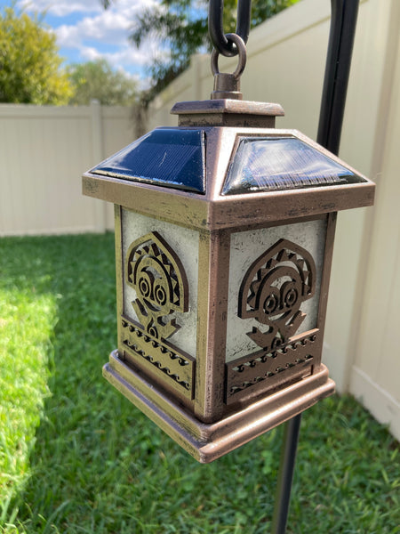 Polynesian-Inspired Outdoor Solar Lanterns